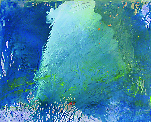 - Acryl/Pigmente - Karton 85 x 70 cm